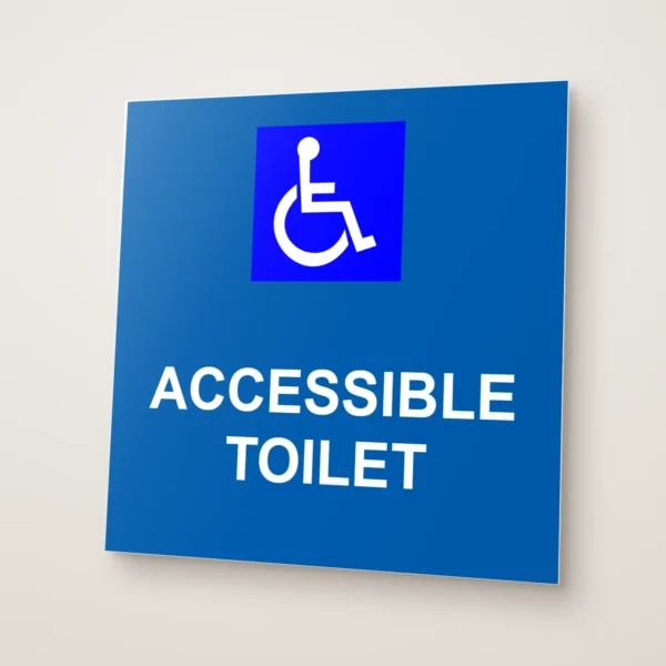 Accessible Toilet Sign