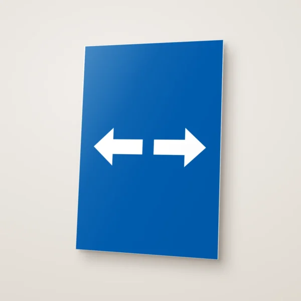 Arrow Left or Right Sign