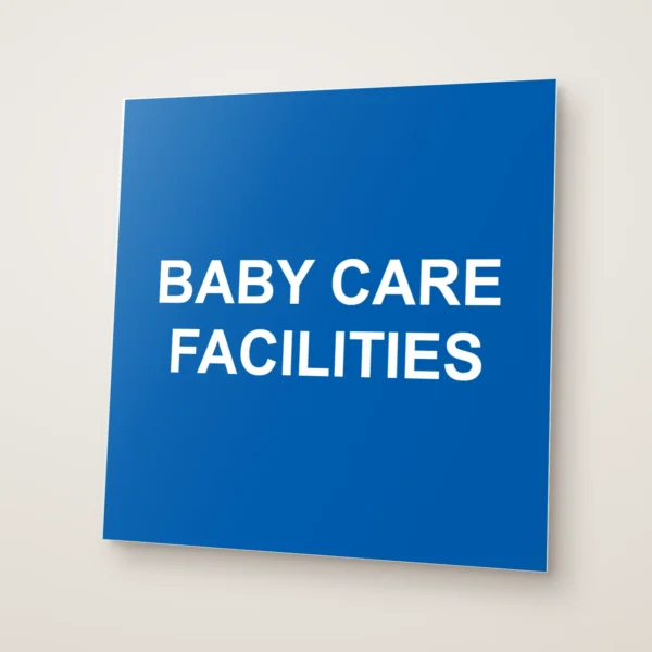 Baby Care Facilities Sign