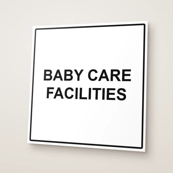 Baby Care Facilities Sign