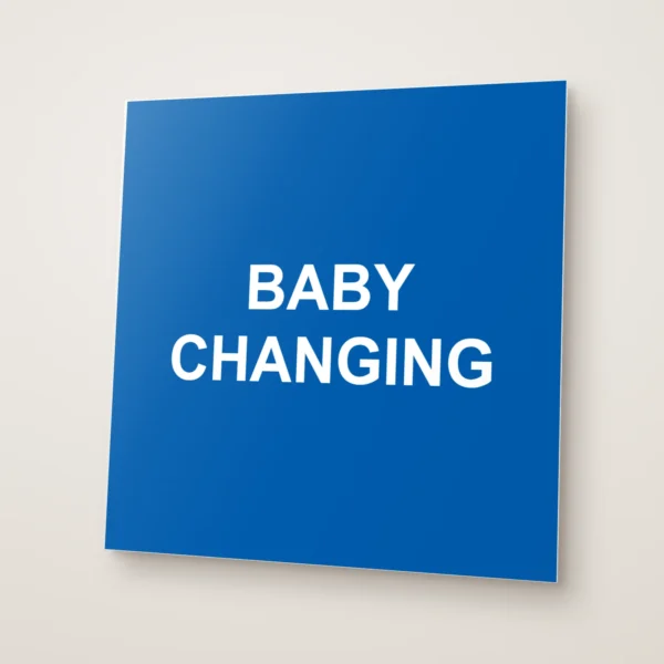 Baby Changing Sign