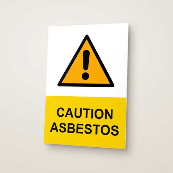 Caution Asbestos Sign