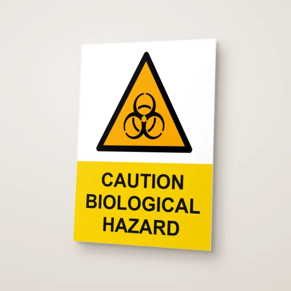 Caution Biological Hazard Sign