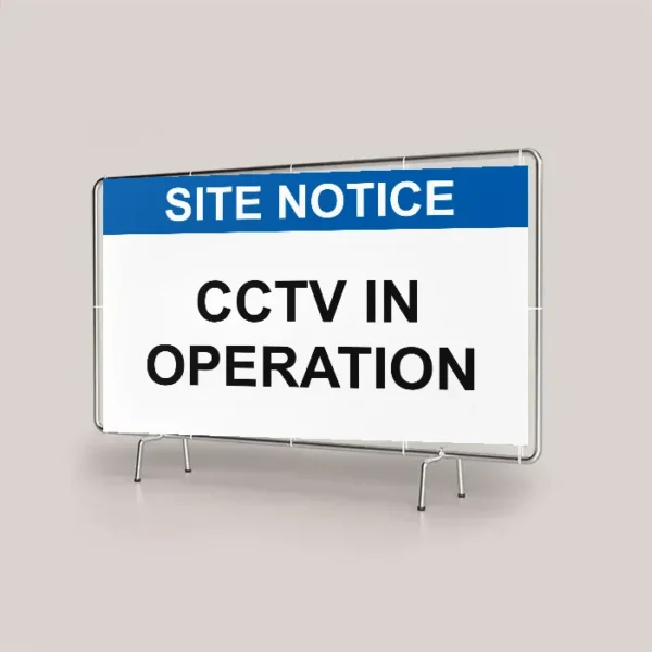 CCTV in Operation Site Banner