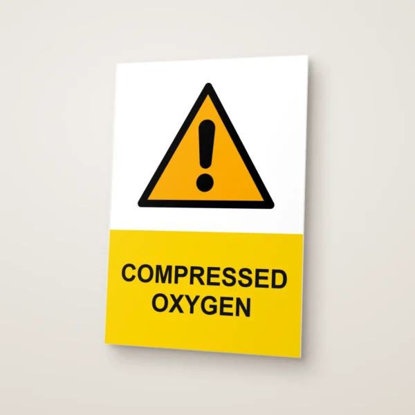 Compressed Oxygen Sign