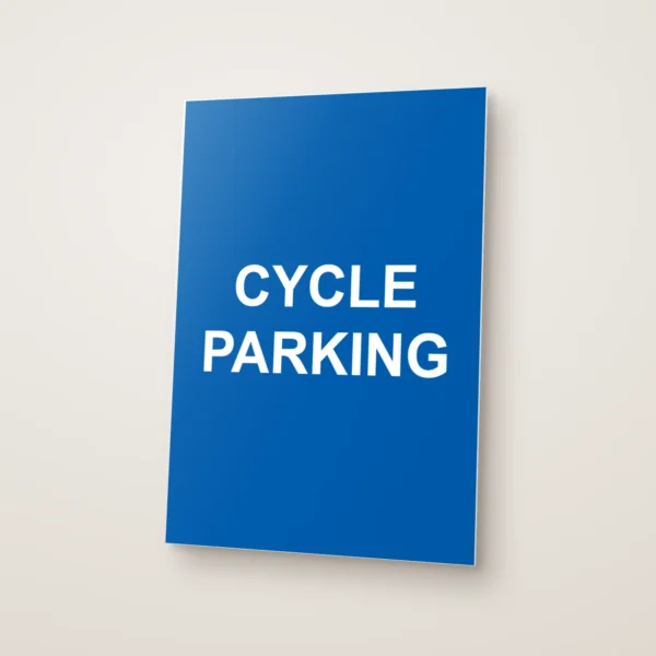 Cycle Parking Arrow Sign