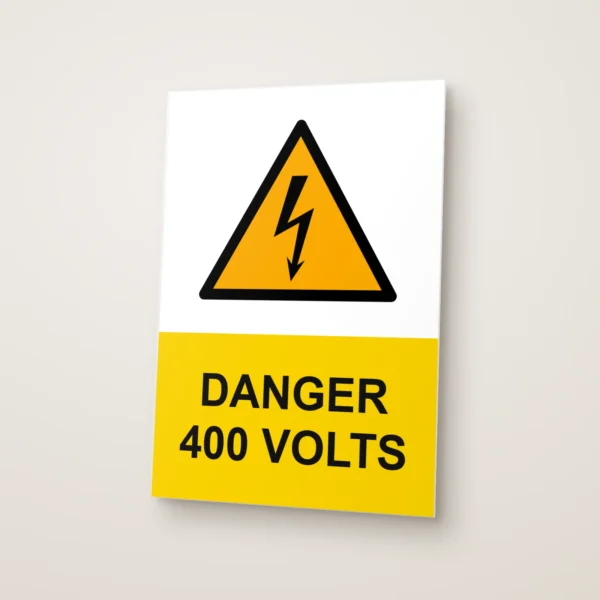 Danger 400 Volts Sign
