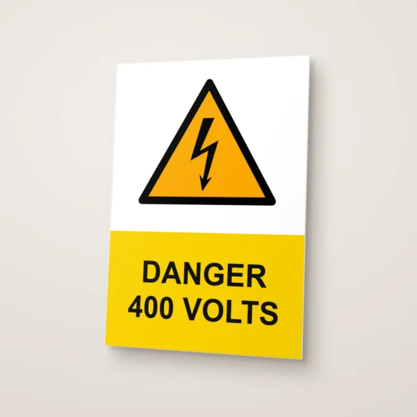 Danger 400 Volts Sign