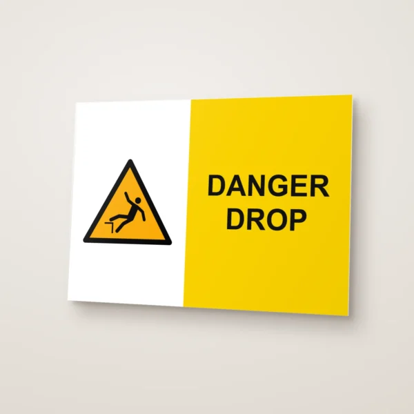 Danger Drop Sign