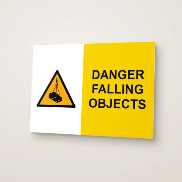 Danger Falling Objects Sign