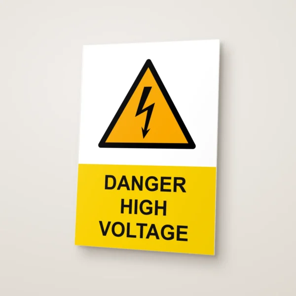 Danger High Voltage Sign