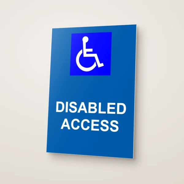 Disabled Access Sign