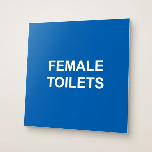 Female Toilets Sign