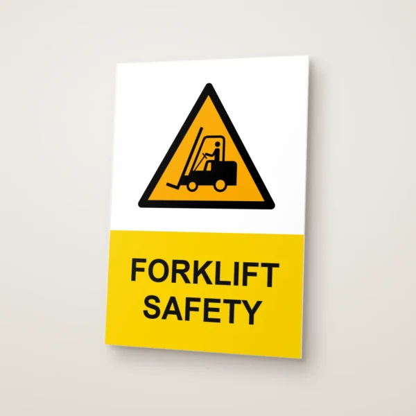 Forklift Safety Sign