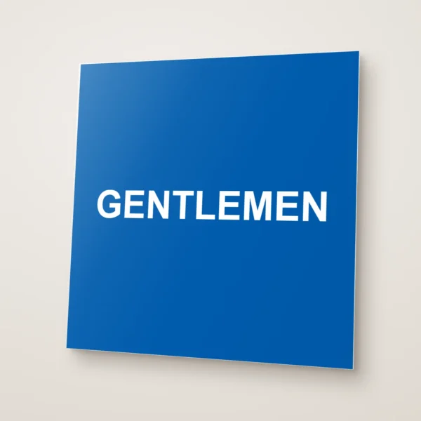 Gentlemen Sign