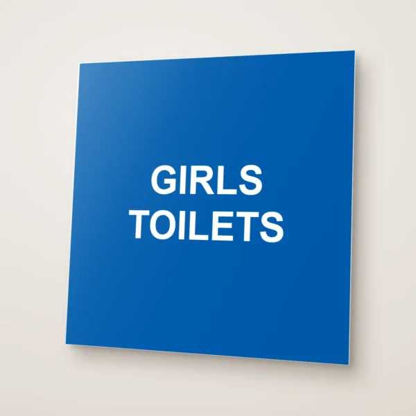 Girls Toilets Sign