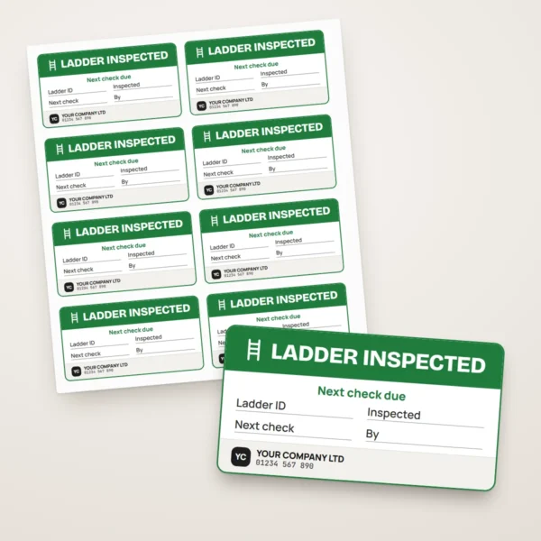 Ladder Inspection Labels