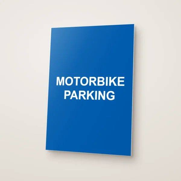 Motorbike Parking Sign