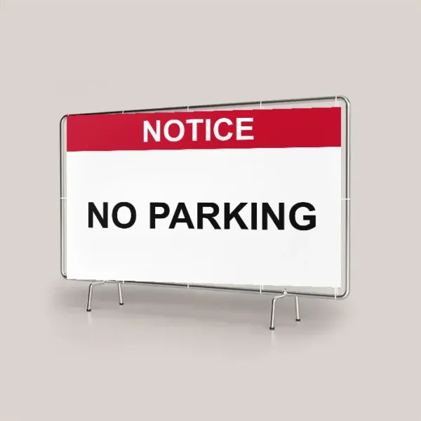 No Parking Site Banner