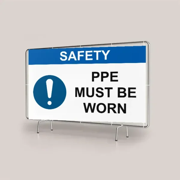 PPE Must Be Worn Site Banner
