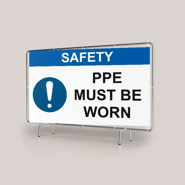 PPE Must Be Worn Site Banner