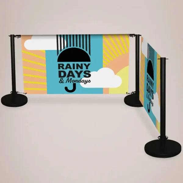 Cafe Barrier Banners