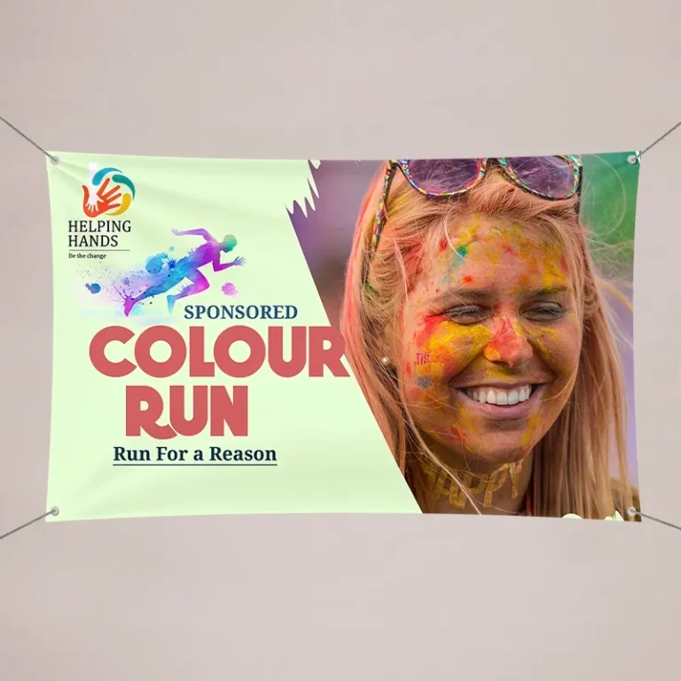 6ft × 3ft Mesh Banner