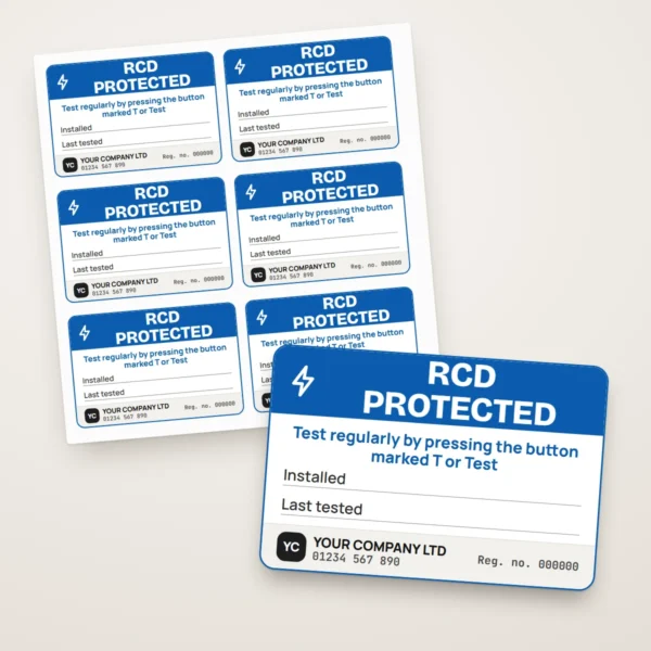 RCD Test Labels