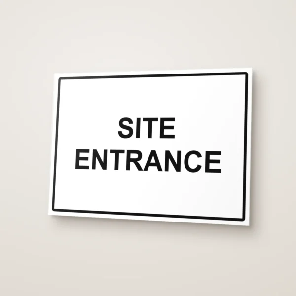 Site Entrance Sign