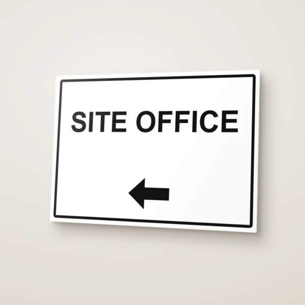 Site Office Arrow Left Sign