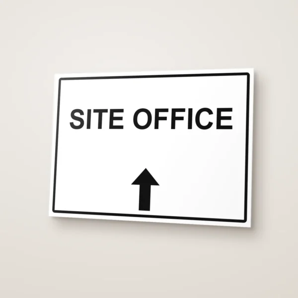 Site Office Arrow Up Sign
