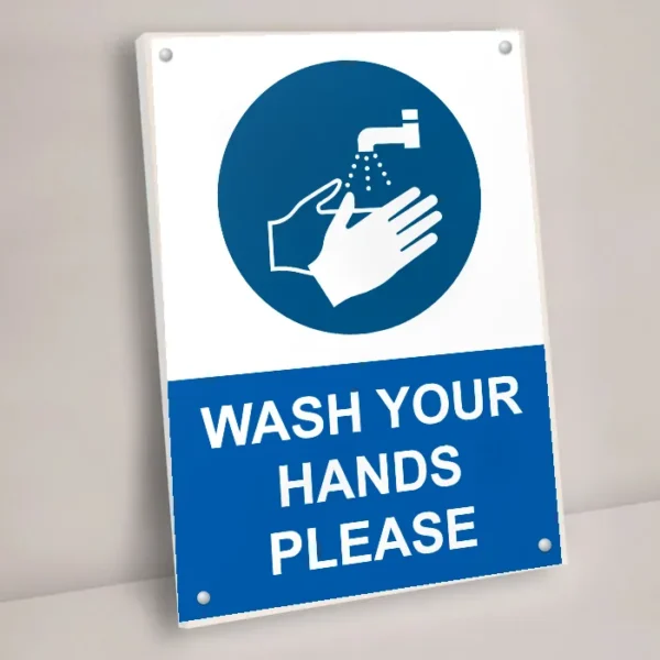 Wash Your Hands Please Sign