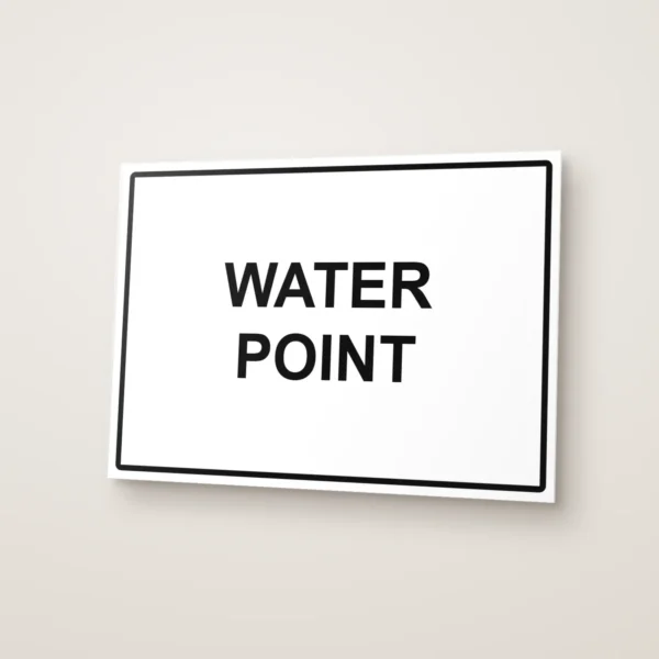 Water Point Sign